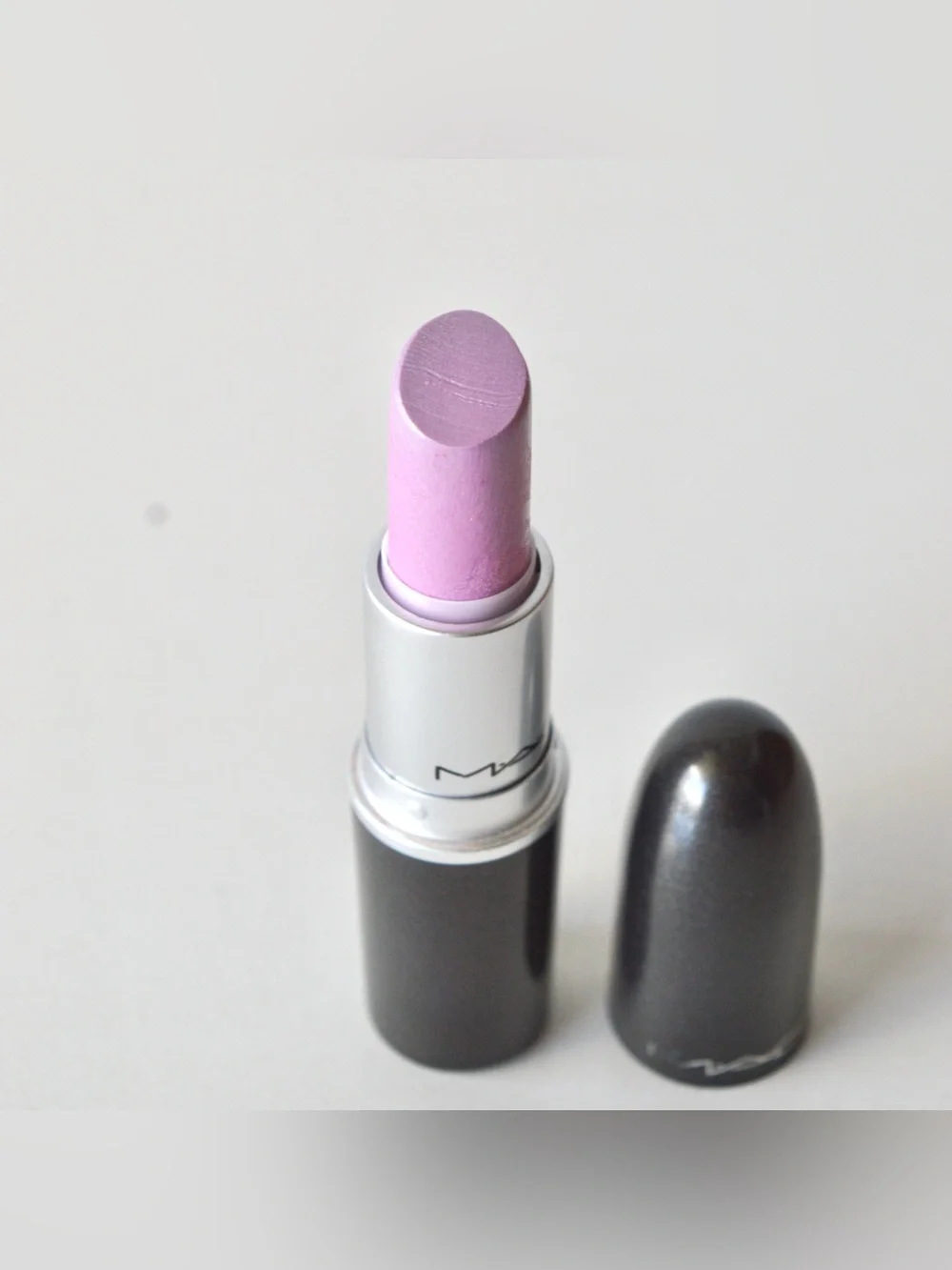 MAC Cosmetics Lipstick *PINK POPCORN* Pale Lavender Pink Limited Edition RARE